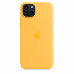 Apple iPhone 15 Plus Silicone Case with MagSafe - Sunshine - Additional view 5