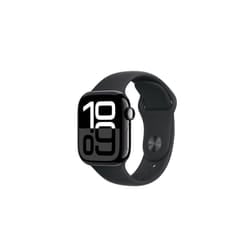 Apple Watch Series 10 GPS 42mm Jet Black Aluminium Case with Black Spo