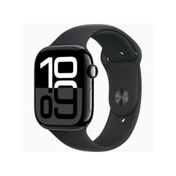 Apple Watch Series 10 GPS 46mm Jet Black Aluminium Case with Black Spo