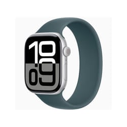 Apple Watch Series 10 GPS + Cellular 46mm Silver Aluminium Case with D