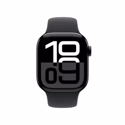 Apple Watch Series 10 OLED 42 mm Digital 374 x 446 pixels Touchscreen Black Wi-Fi GPS (satellite)