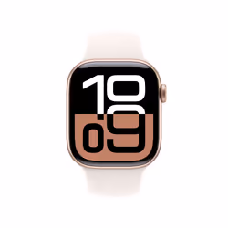Apple Watch Series 10 OLED 42 mm Digital 374 x 446 pixels Touchscreen Rose gold Wi-Fi GPS (satellite)