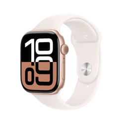 Apple Watch Series 10 OLED 46 mm Digital 416 x 496 pixels Touchscreen Rose gold Wi-Fi GPS (satellite)