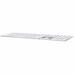 Apple Magic w/ Numeric Keypad keyboard Universal Bluetooth QWERTY Arabic Silver, White - Additional view 4