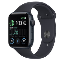 Apple Watch SE GPS 44mm Midnight Aluminium Case with Midnight Sport Ba