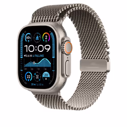 Apple 49mm Natural Titanium Milanese Loop - Large - Additional view 2