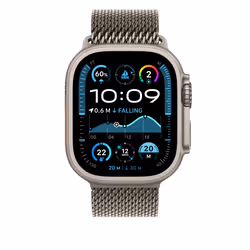 Apple 49mm Natural Titanium Milanese Loop - Large - Additional view 3