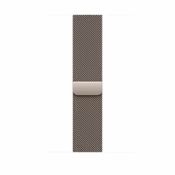 Apple 46mm Natural Milanese Loop - M/L, Band, Smartwatch, Titanium, Apple, Apple Watch Models 44mm 45mm 46mm 49mm, Stainless ...