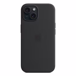 Apple iPhone 15 Silicone Case with MagSafe - Black - Additional view 5
