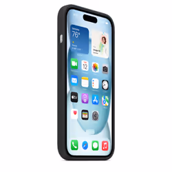 Apple iPhone 15 Silicone Case with MagSafe - Black - Additional view 7