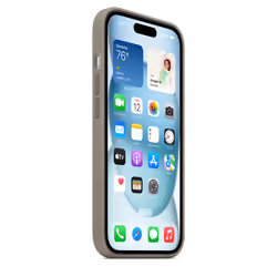 Apple iPhone 15 Silicone Case with MagSafe - Clay - Additional view 7