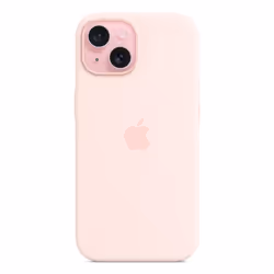 Apple iPhone 15 Silicone Case with MagSafe - Light Pink - Additional view 2