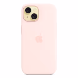 Apple iPhone 15 Silicone Case with MagSafe - Light Pink - Additional view 3