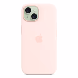 Apple iPhone 15 Silicone Case with MagSafe - Light Pink - Additional view 4