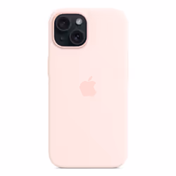 Apple iPhone 15 Silicone Case with MagSafe - Light Pink - Additional view 5