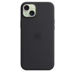 Apple iPhone 15 Plus Silicone Case with MagSafe - Black - Additional view 4