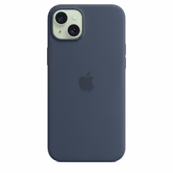 Apple iPhone 15 Plus Silicone Case with MagSafe - Storm Blue - Additional view 4