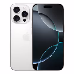 Apple iPhone 16 Pro 128GB White Titanium, 16 cm (6.3"), 2622 x 1206 pixels, 128 GB, 48 MP, iOS 18, White