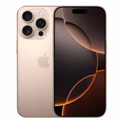 Apple iPhone 16 Pro 256GB Desert Titanium, 16 cm (6.3"), 2622 x 1206 pixels, 256 GB, 48 MP, iOS 18, Sand