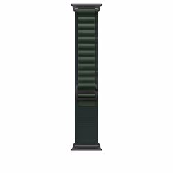 Apple 49mm Dark Green Alpine Loop - Large - Black Titanium Finish, Band, Smartwatch, Green, Apple, Apple Watch Models 44mm 45 ...