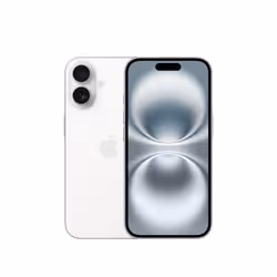 Apple iPhone 16 128GB White, 15.5 cm (6.1"), 2556 x 1179 pixels, 128 GB, 48 MP, iOS 18, White