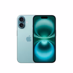 Apple iPhone 16 128GB Teal, 15.5 cm (6.1"), 2556 x 1179 pixels, 128 GB, 48 MP, iOS 18, Teal