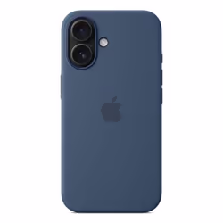 Apple iPhone 16 Silicone Case with MagSafe - Denim - Additional view 4