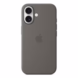 Apple iPhone 16 Silicone Case with MagSafe - Stone Gray - Additional view 4