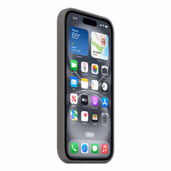 Apple iPhone 16 Silicone Case with MagSafe - Stone Gray - Additional view 6