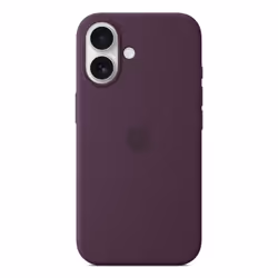 Apple iPhone 16 Silicone Case with MagSafe - Plum - Additional view 4