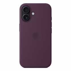 Apple iPhone 16 Silicone Case with MagSafe - Plum - Additional view 5