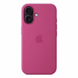 Apple iPhone 16 Silicone Case with MagSafe - Fuchsia - Additional view 5