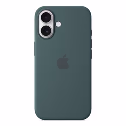 Apple iPhone 16 Silicone Case with MagSafe - Lake Green - Additional view 4