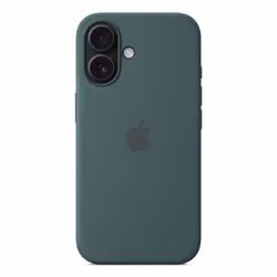 Apple iPhone 16 Silicone Case with MagSafe - Lake Green - Additional view 5