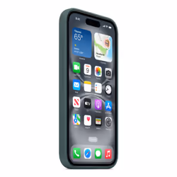 Apple iPhone 16 Silicone Case with MagSafe - Lake Green - Additional view 6