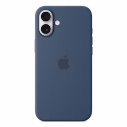 Apple iPhone 16 Plus Silicone Case with MagSafe - Denim - Additional view 4