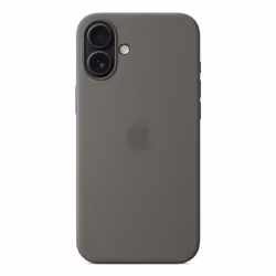 Apple iPhone 16 Plus Silicone Case with MagSafe - Stone Gray - Additional view 5