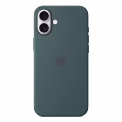 Apple iPhone 16 Plus Silicone Case with MagSafe - Lake Green - Additional view 4
