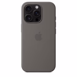 Apple iPhone 16 Pro Silicone Case with MagSafe - Stone Gray - Additional view 4