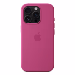 Apple iPhone 16 Pro Silicone Case with MagSafe - Fuchsia - Additional view 4