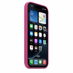 Apple iPhone 16 Pro Silicone Case with MagSafe - Fuchsia - Additional view 5