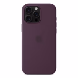 Apple iPhone 16 Pro Max Silicone Case with MagSafe - Plum - Additional view 4