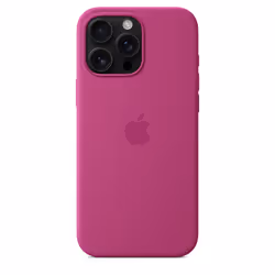 Apple iPhone 16 Pro Max Silicone Case with MagSafe - Fuchsia - Additional view 4