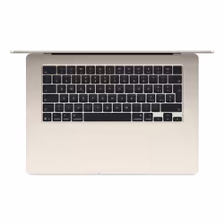 Apple MacBook Air 15-inch : M4 chip with 10-core CPU and 10-core GPU, 24GB, 512GB SSD - Starlight