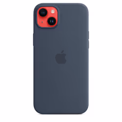 Apple iPhone 14 Plus Silicone Case with MagSafe - Storm Blue - Additional view 5