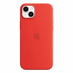 Apple iPhone 14 Plus Silicone Case with MagSafe - (PRODUCT)RED - Additional view 4