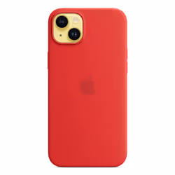 Apple iPhone 14 Plus Silicone Case with MagSafe - (PRODUCT)RED - Additional view 6