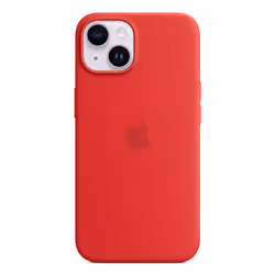 Apple iPhone 14 Silicone Case with MagSafe - (PRODUCT)RED