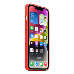 Apple iPhone 14 Silicone Case with MagSafe - (PRODUCT)RED - Additional view 8