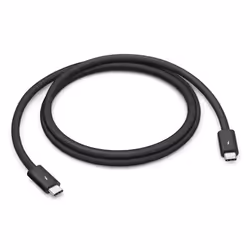 Apple MDW94ZM/A, Male, Male, 1 m, Black, 120 Gbit/s, Round